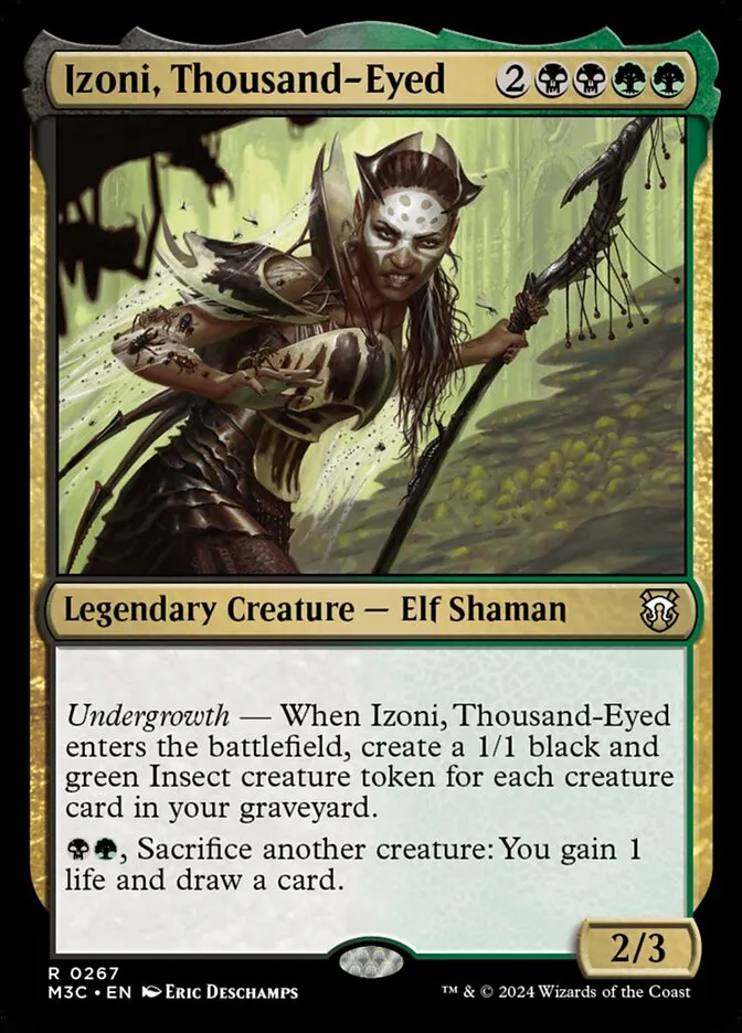 Izoni, Thousand-Eyed Front Face