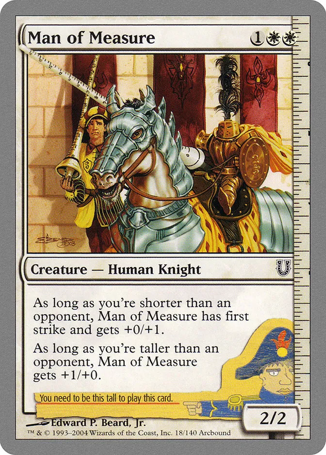 Man of Measure Front Face