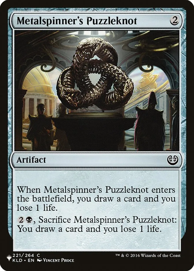 Metalspinner's Puzzleknot Front Face