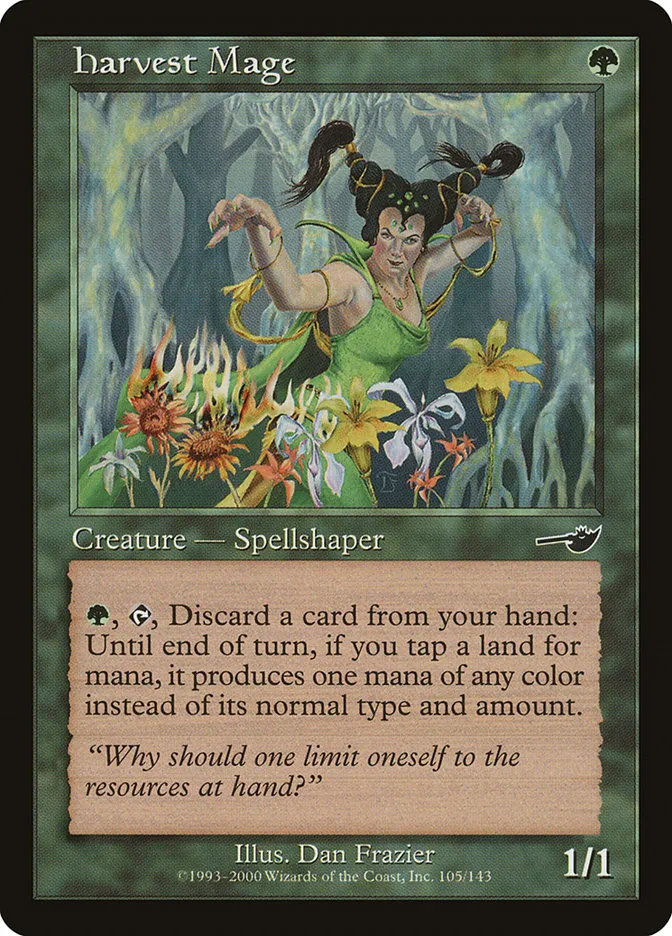 Harvest Mage Front Face