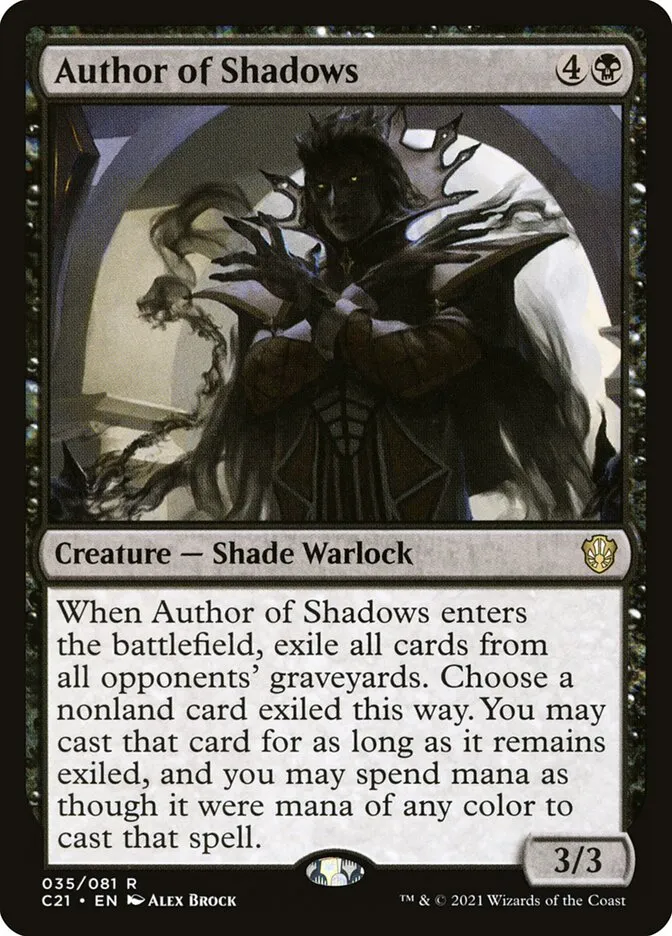 Author of Shadows Front Face