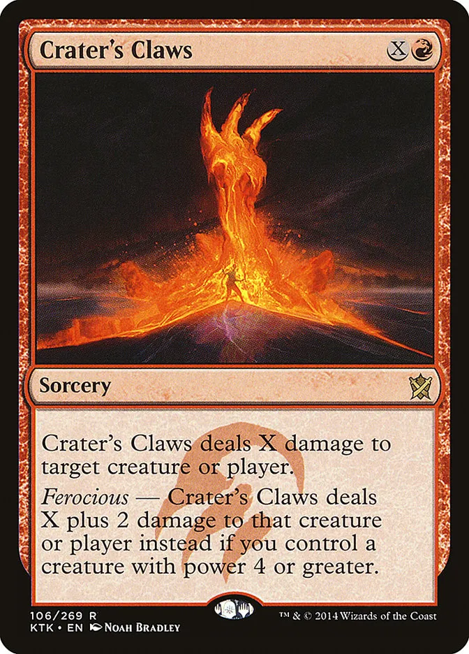 Crater's Claws Front Face