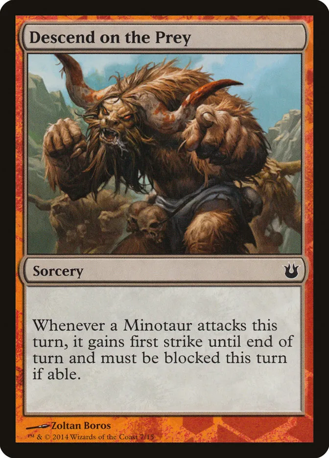 Descend on the Prey Front Face