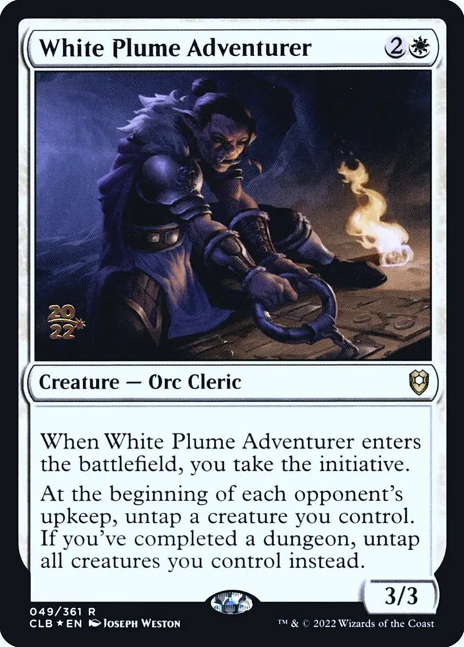 White Plume Adventurer Front Face