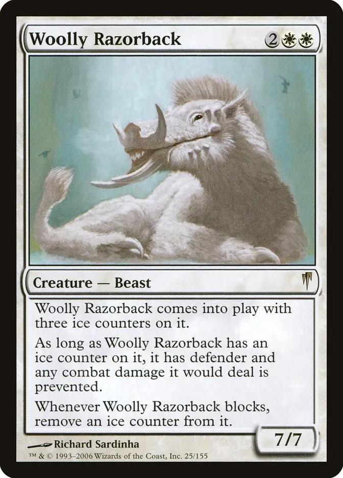 Woolly Razorback Front Face