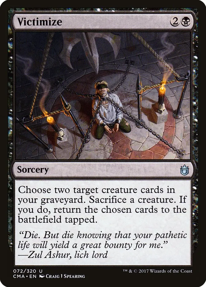 Victimize Front Face