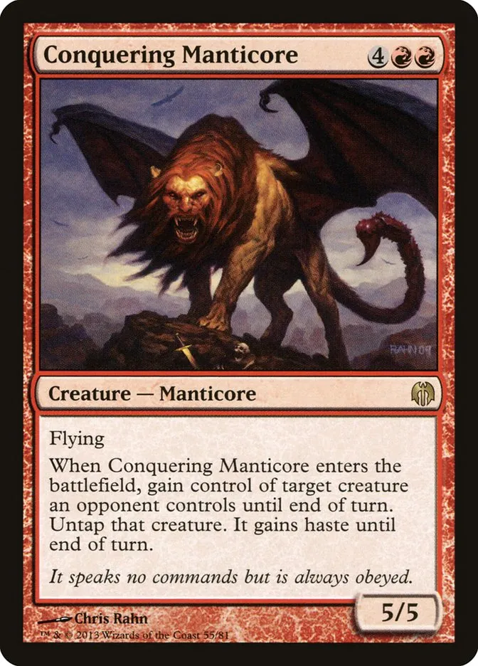 Conquering Manticore Front Face