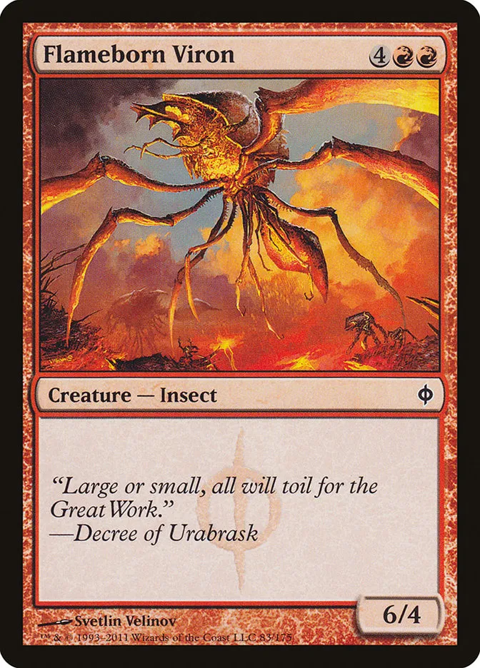 Flameborn Viron Front Face