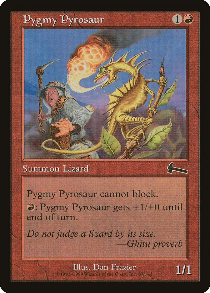 Pygmy Pyrosaur Front Face