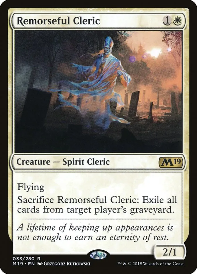 Remorseful Cleric Front Face