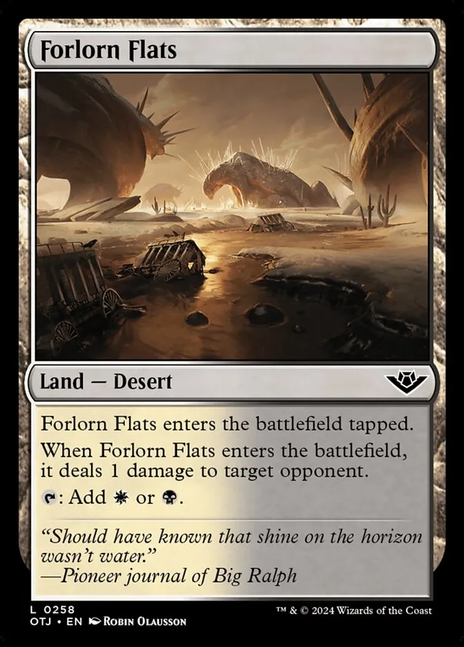 Forlorn Flats Front Face