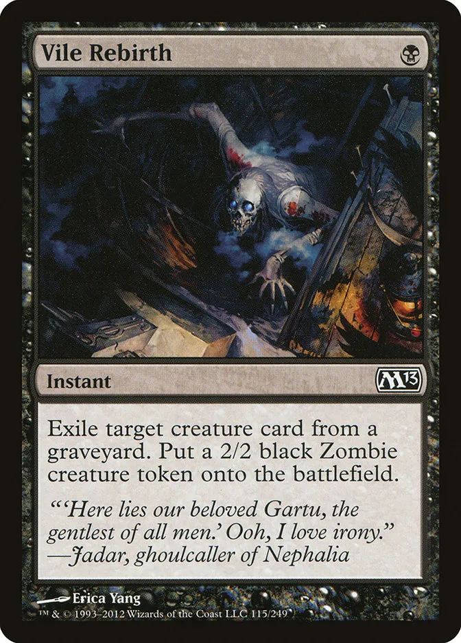 Vile Rebirth Front Face