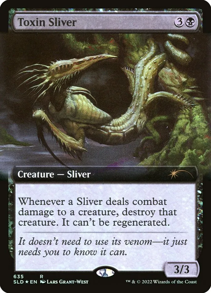 Toxin Sliver Front Face