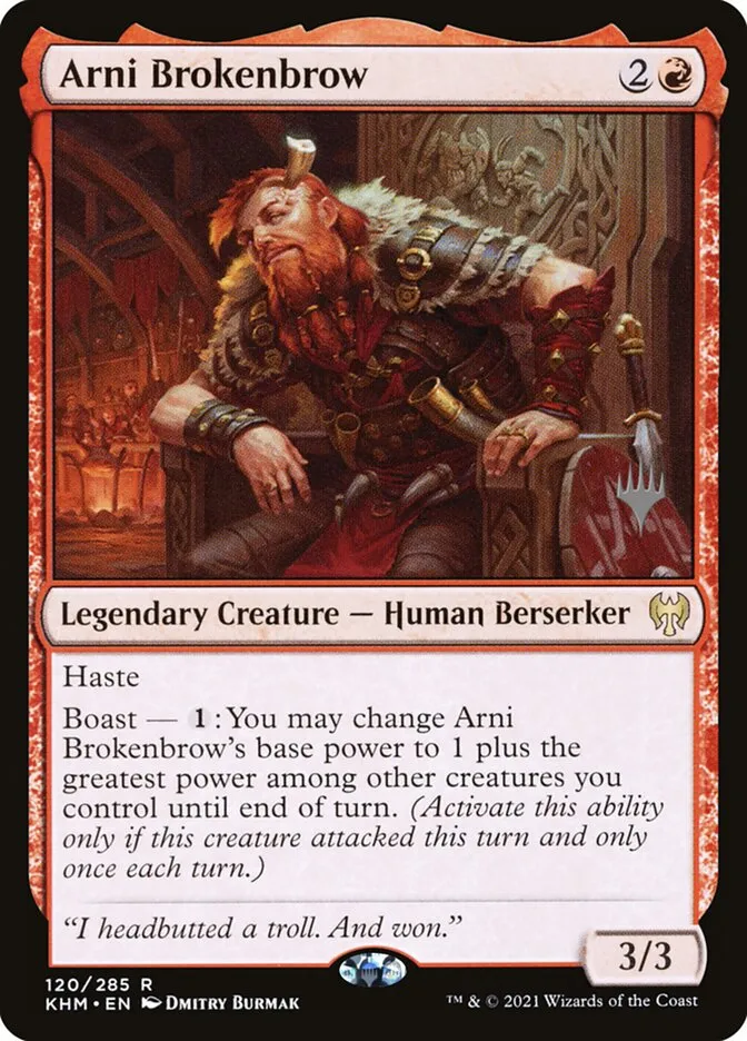 Arni Brokenbrow Front Face