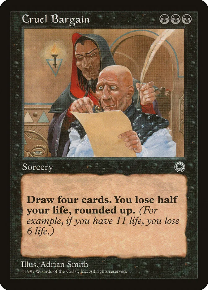Cruel Bargain Front Face