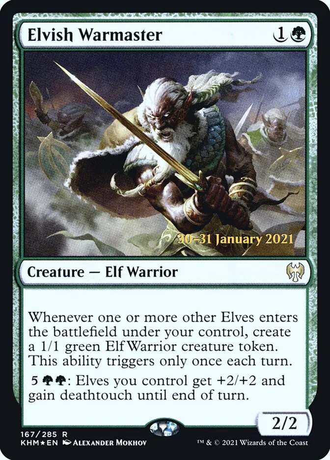 Elvish Warmaster Front Face