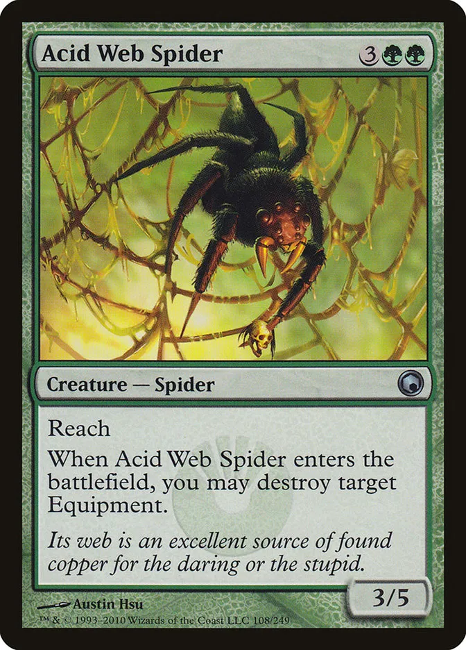 Acid Web Spider Front Face