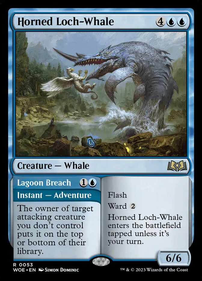 Horned Loch-Whale // Lagoon Breach Front Face
