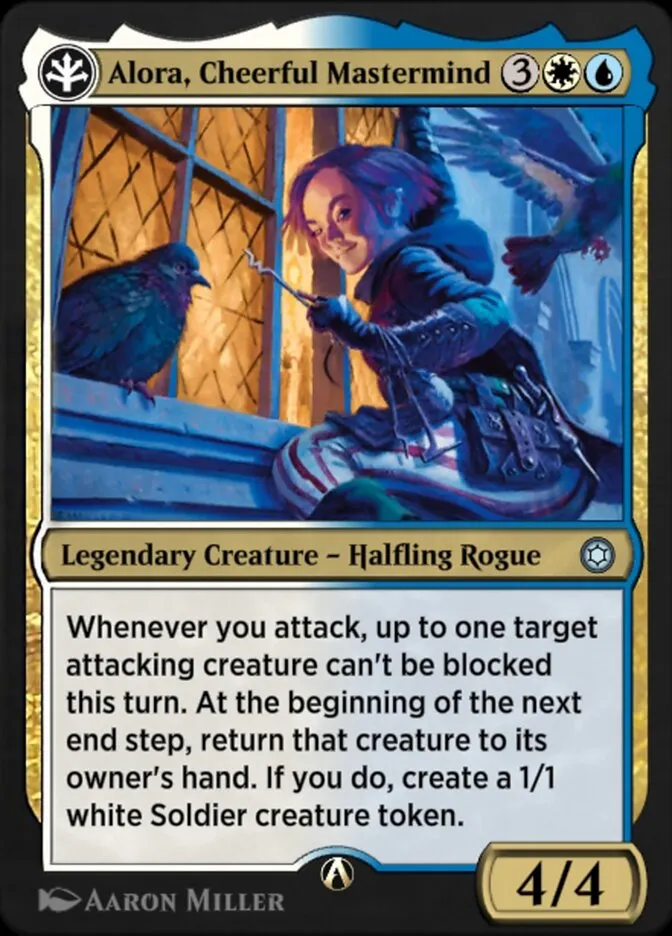 Alora, Cheerful Mastermind Front Face