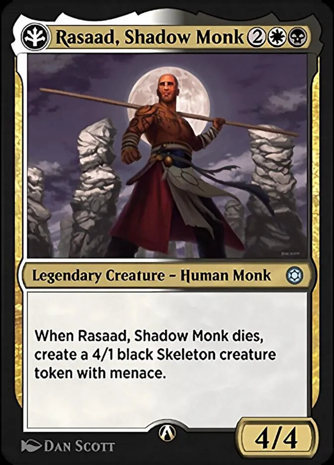 Rasaad, Shadow Monk Front Face