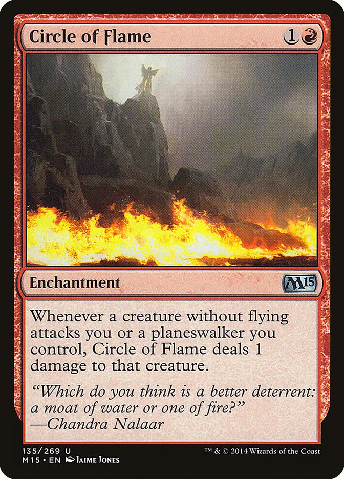 Circle of Flame Front Face
