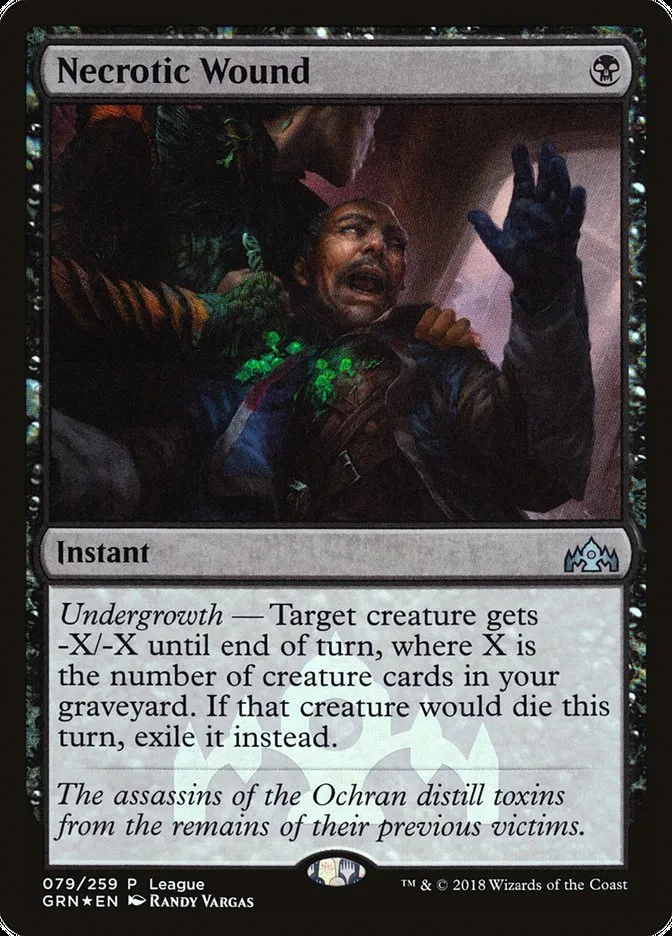 Necrotic Wound Front Face