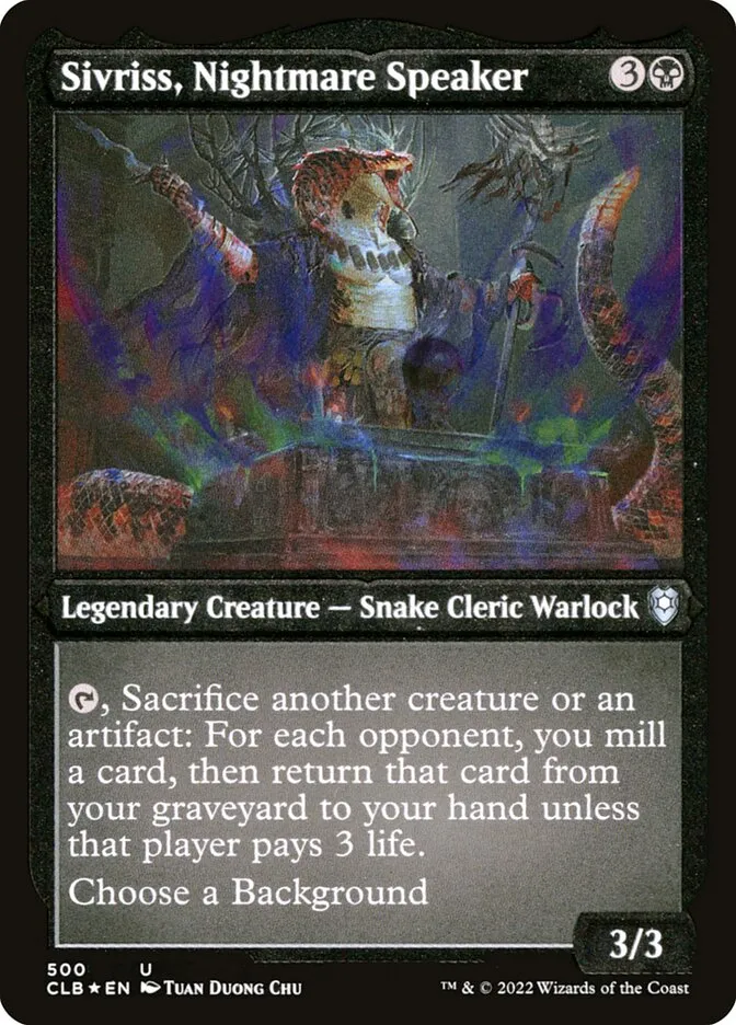 Sivriss, Nightmare Speaker Front Face
