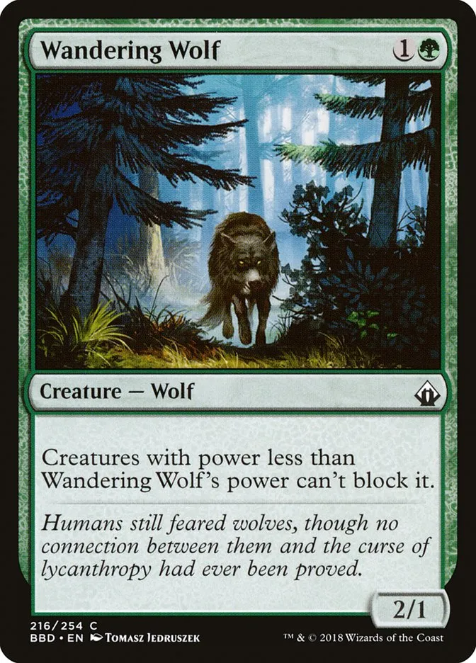 Wandering Wolf Front Face