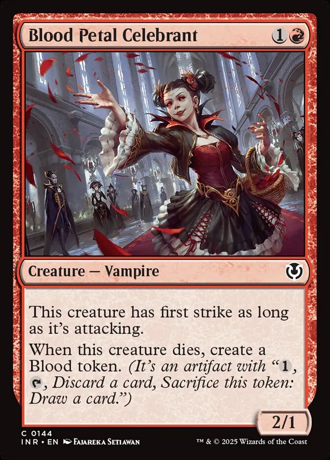 Blood Petal Celebrant Front Face