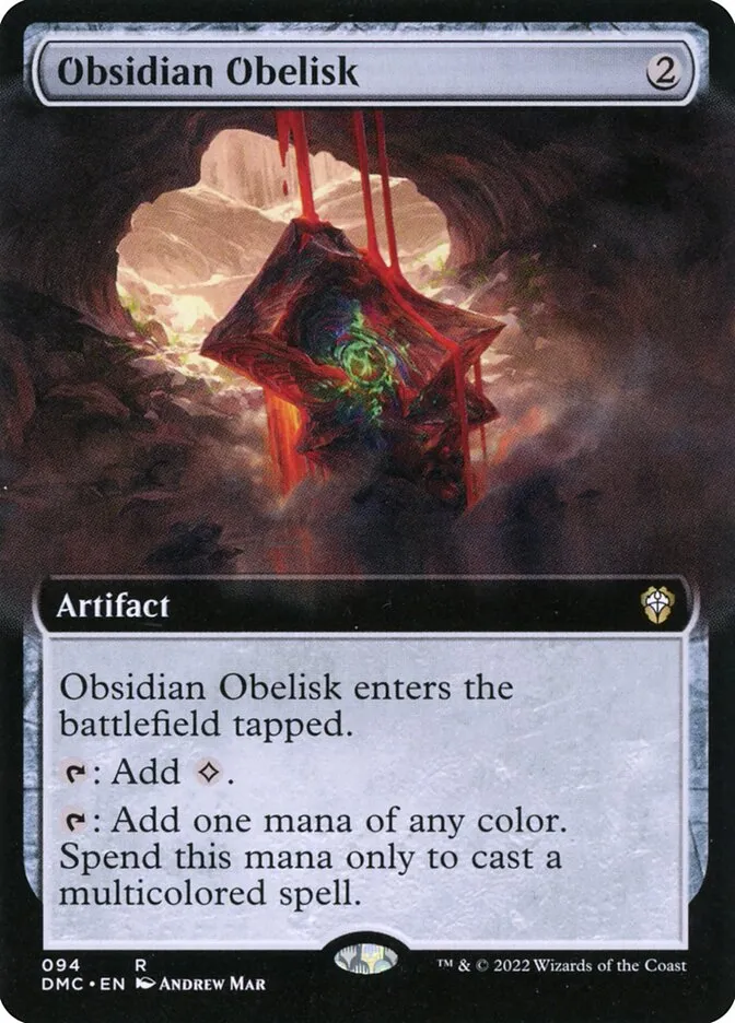 Obsidian Obelisk Front Face