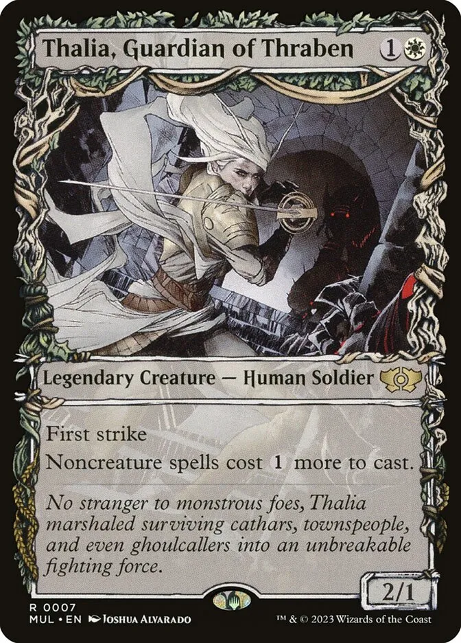 Thalia, Guardian of Thraben Front Face