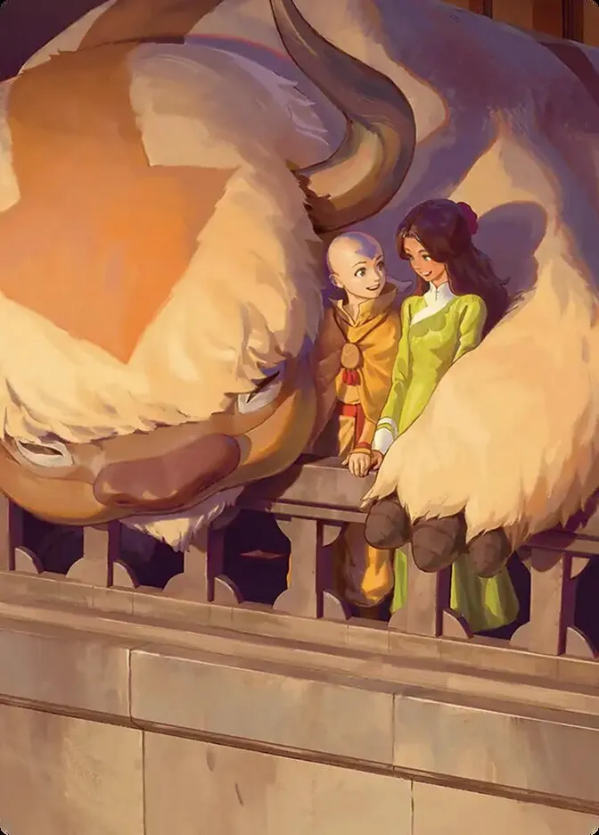 Aang and Katara // Aang and Katara Front Face