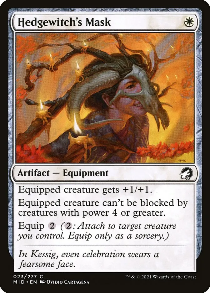 Hedgewitch's Mask Front Face