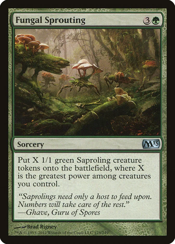 Fungal Sprouting Front Face