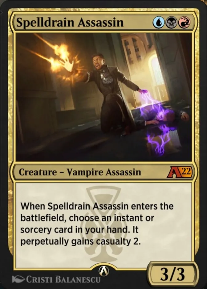 Spelldrain Assassin Front Face