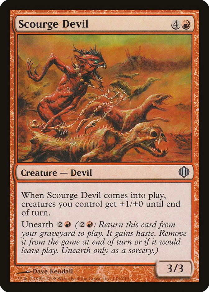 Scourge Devil Front Face