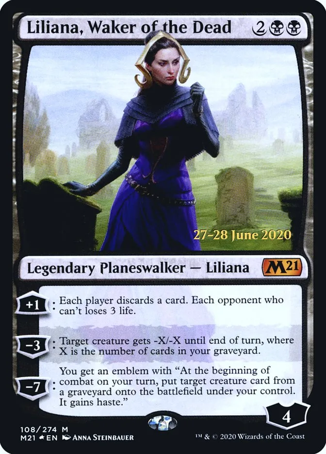 Liliana, Waker of the Dead Front Face