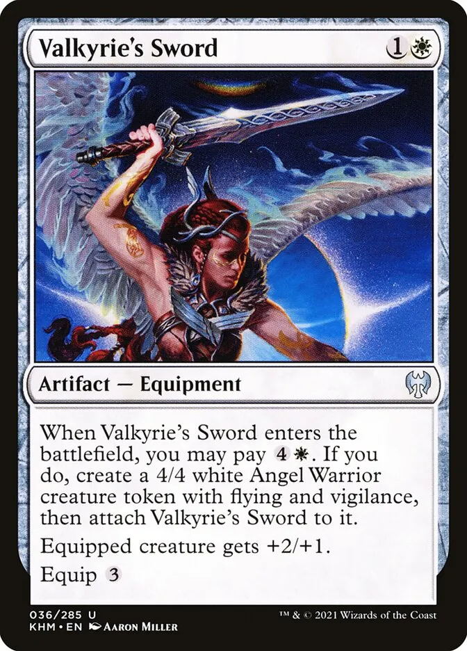 Valkyrie's Sword Front Face