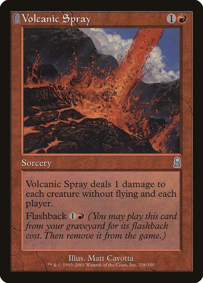 Volcanic Spray Front Face