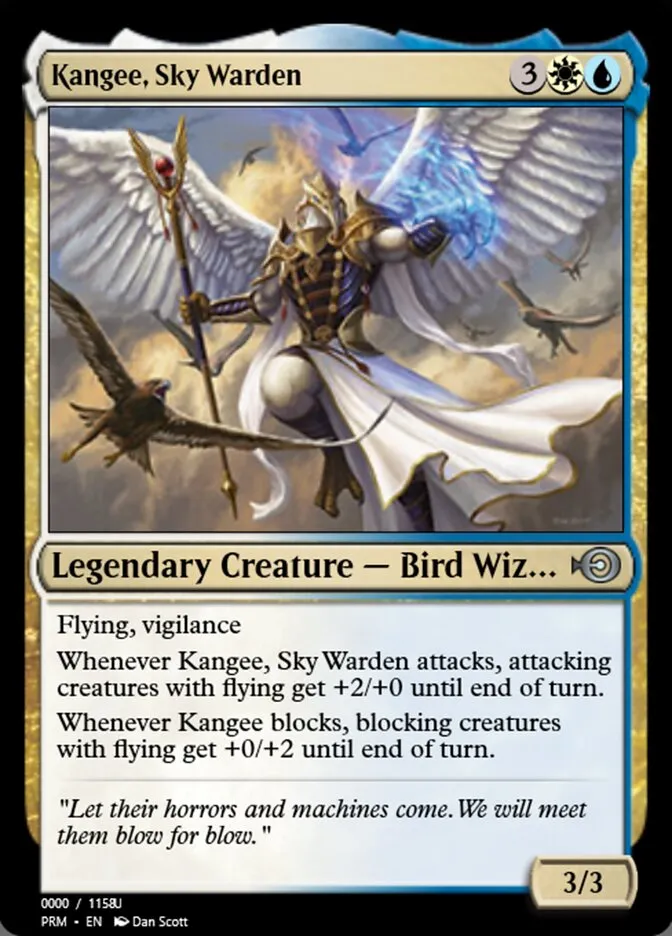 Kangee, Sky Warden Front Face