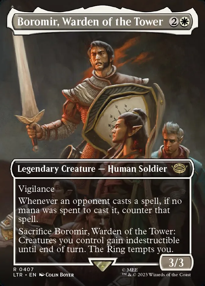 Boromir, Warden of the Tower Front Face