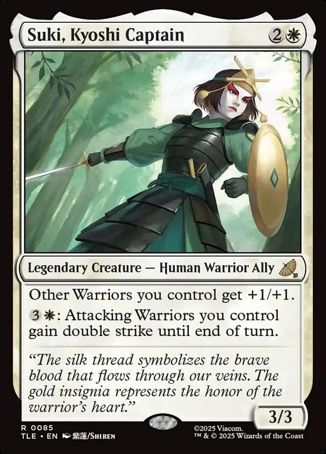 Suki, Kyoshi Captain Front Face
