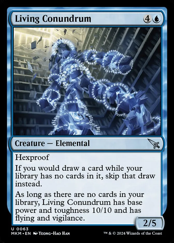 Living Conundrum Front Face