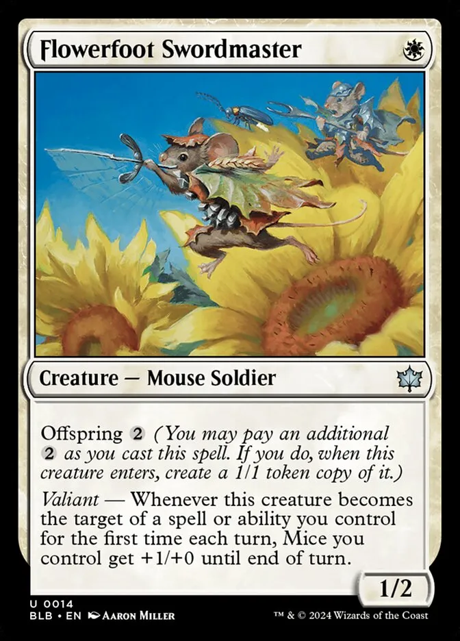 Flowerfoot Swordmaster Front Face