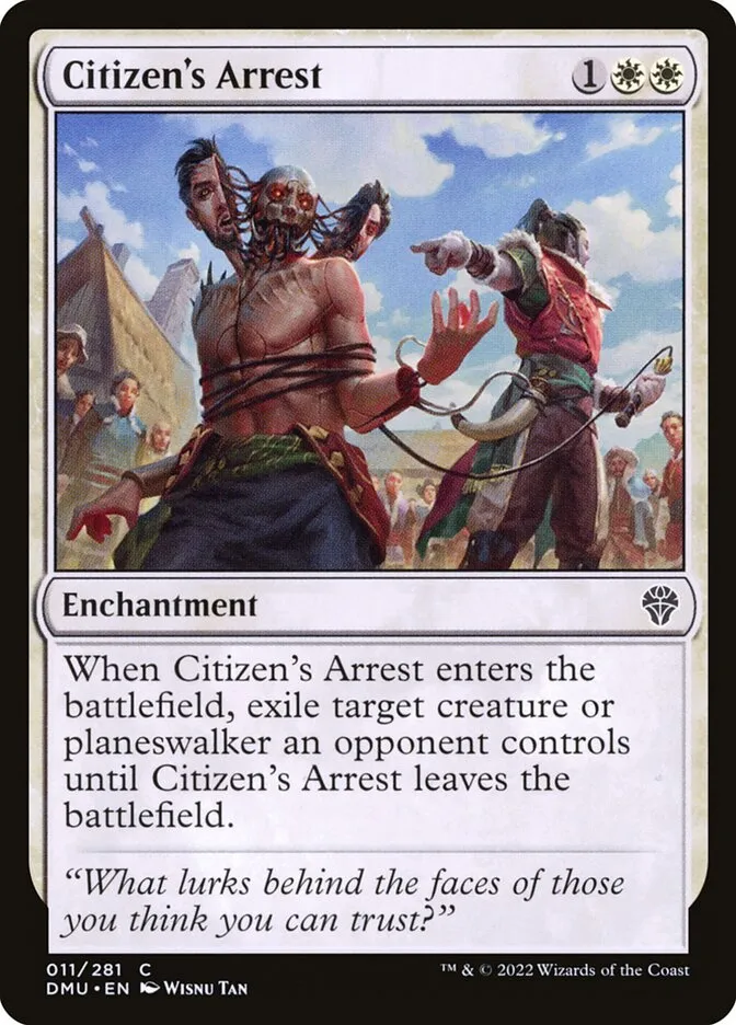 Citizen's Arrest Front Face
