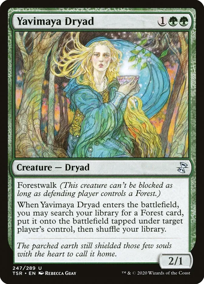 Yavimaya Dryad Front Face