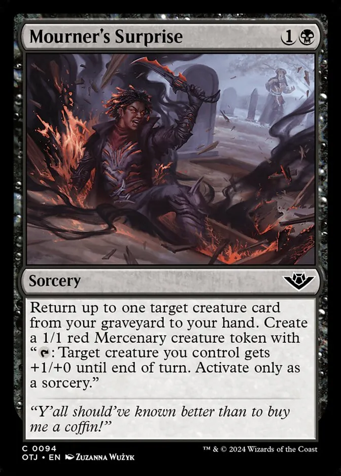 Mourner's Surprise Front Face
