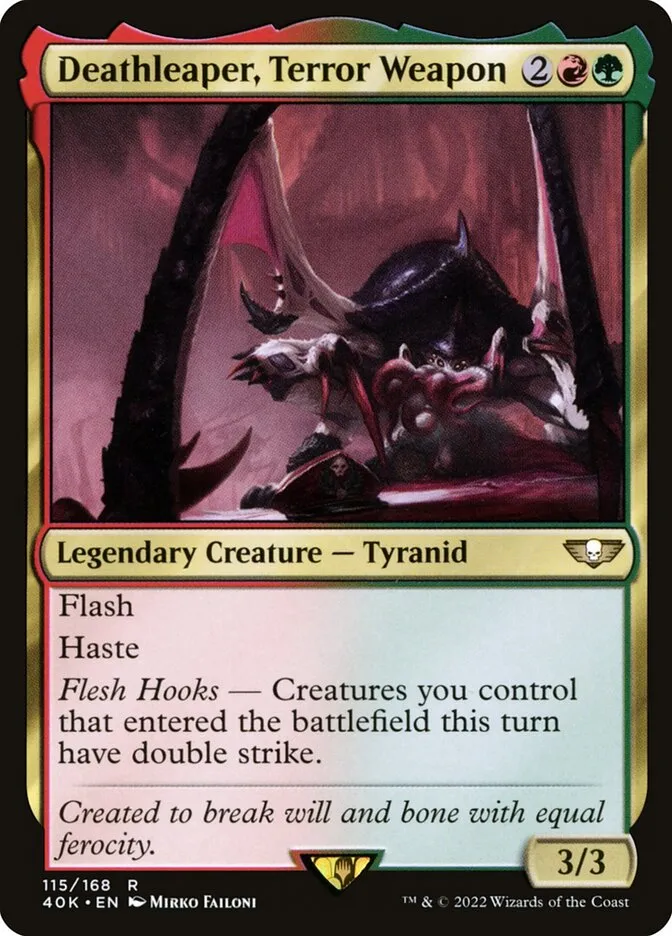 Deathleaper, Terror Weapon Front Face