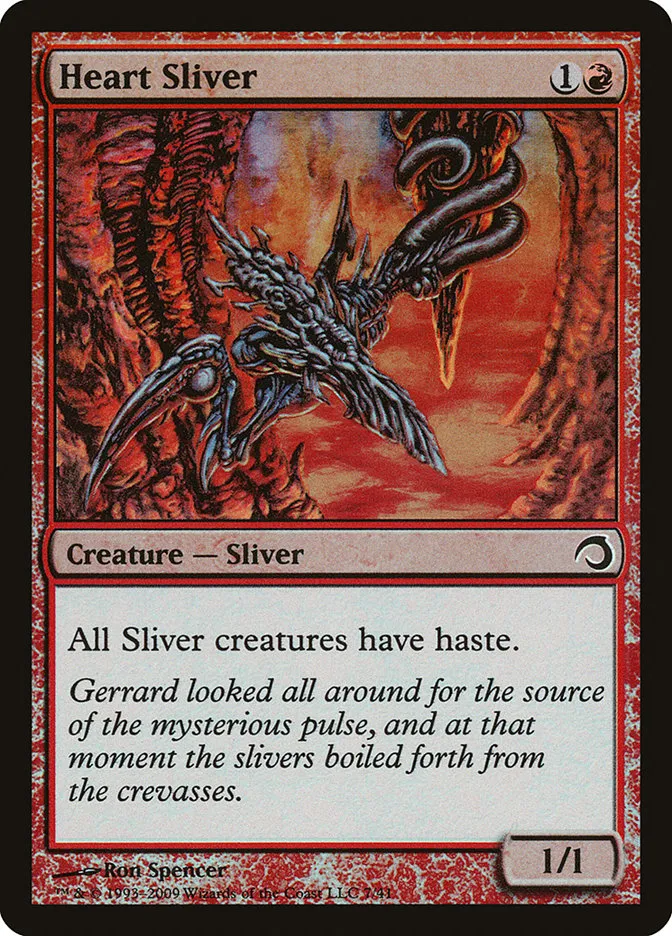 Heart Sliver Front Face