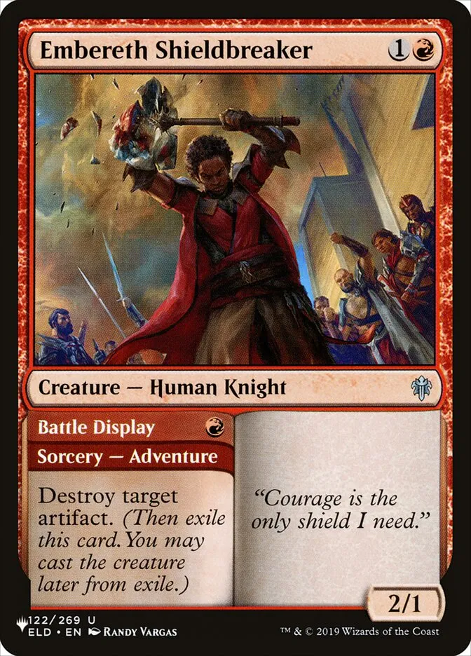 Embereth Shieldbreaker // Battle Display Front Face